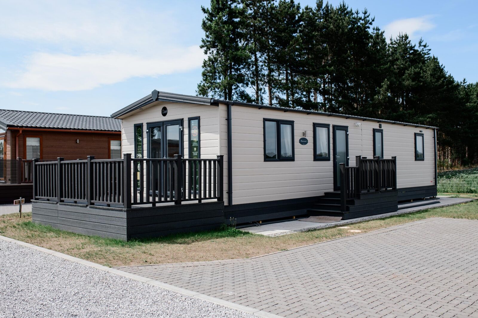 Inside a lodge at Bawtry Lodge Country Park