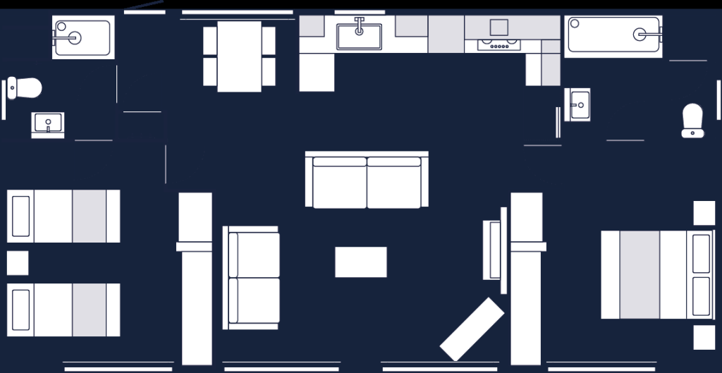 Floorplan of Victory Parkview, a 2 bedroom lodge
